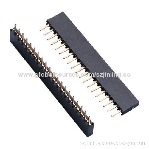 Single row, straight angle, 2.00mm female header height 6.5mm